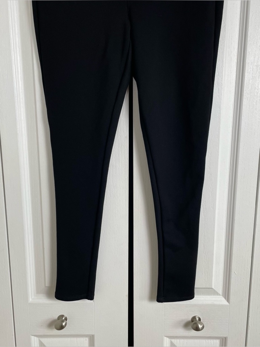 Wit & Wisdom Ab Solution Pull on Ponte Knit Skinny Pants Jeggings Womens L Black - Picture 4 of 15